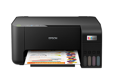 Impresora Multifuncional Epson EcoTank L3210, (Impresora, Copiadora y Escáner), Sistema de Tanques de Tinta, USB