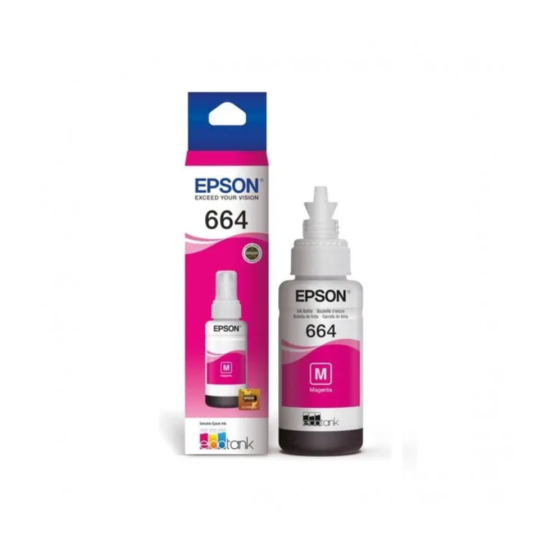 Botella de tinta Epson T664320-AL Magenta (664 - Original