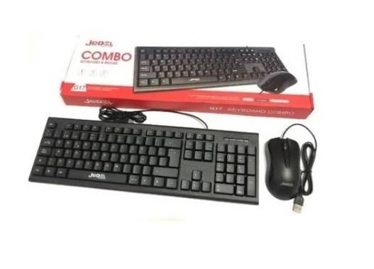 Combo Teclado Impreso Y Mouse 3d Jedel G17