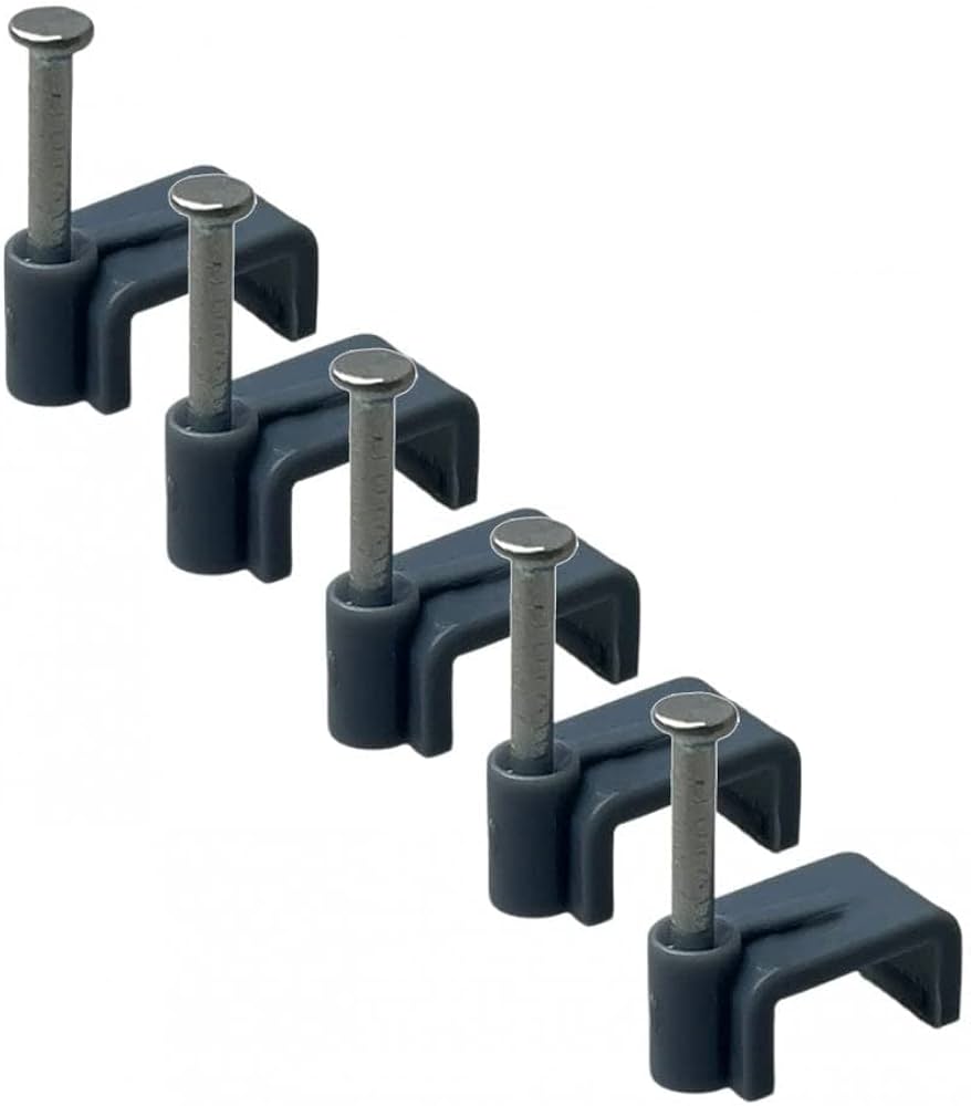 CLIPS NEGROS PARA SUJECION DE CABLES