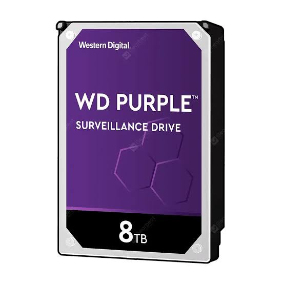 Disco Duro de 8TB Purple/ Especial para Videovigilancia/ Trabajo 24/7