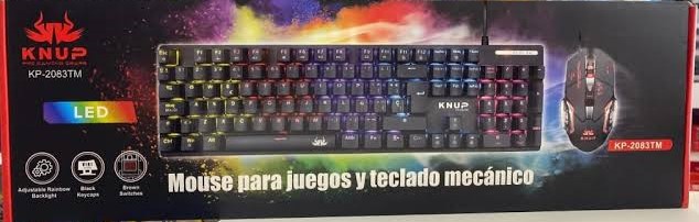 MOUSE PARA JUEGOS Y TECLADO MECANICO