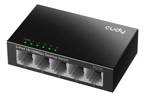 SWITCH DE 5 PUERTOS 10/100 MBPS