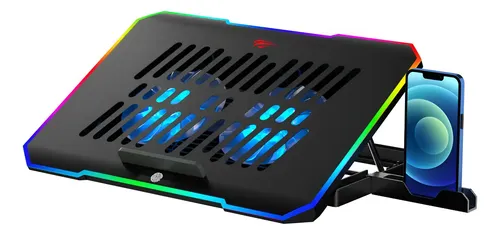 COOLER PARA PORTATIL CON SOPORTE DE CEL