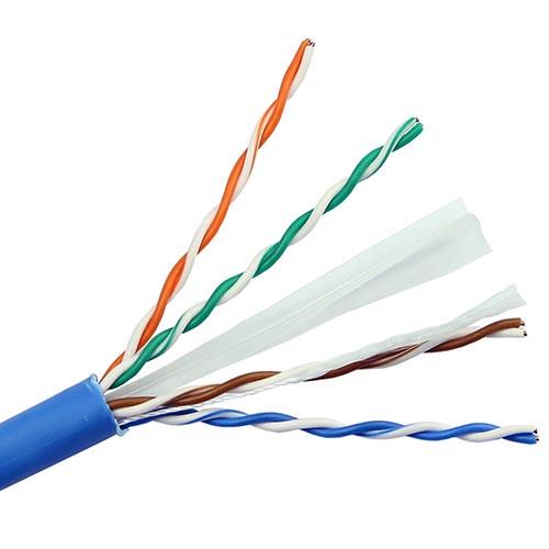 CABLE UTP CAT6 COLOR AZUL (305 MTS) LZOH BLUE 24AWG VOL6UL4305 CORNING