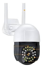 CAMARA DOMO PTZ WIFI CON ALARMA Y FLASH